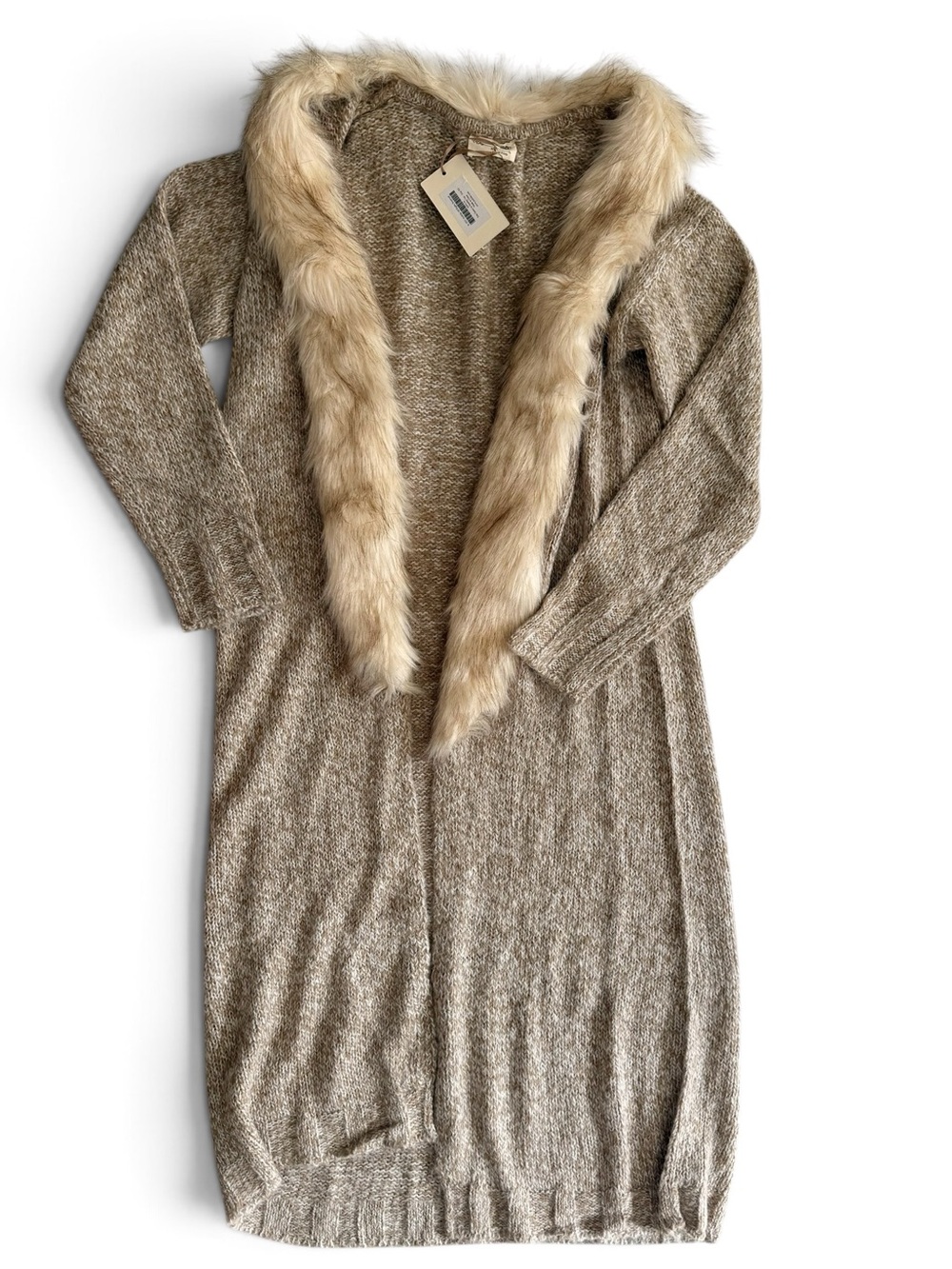 Joyfolie Women’s Etta Duster in Oat size XS NWT
